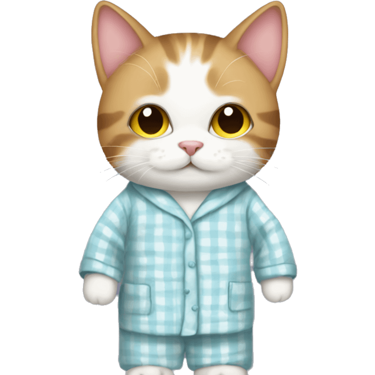 Cat in pjs  emoji