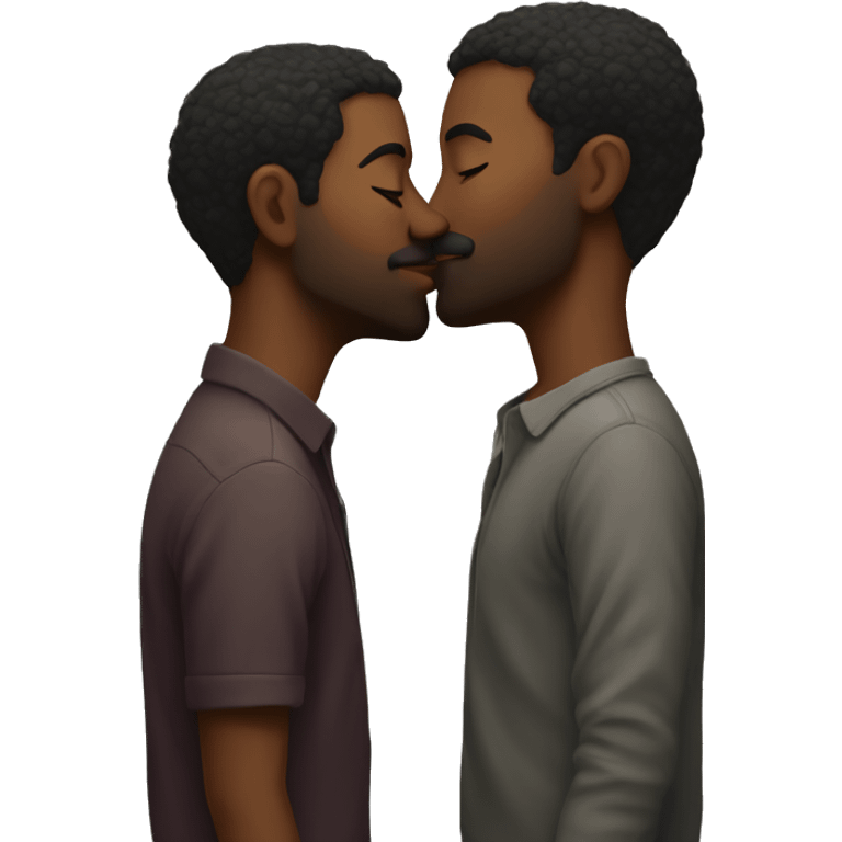 2 men kissing   emoji