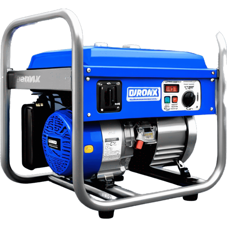 DuroMax Portable Generator, blue 13000 watts emoji