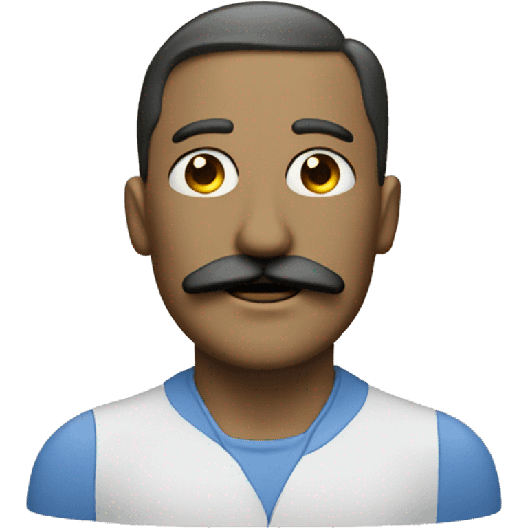 blueprint man with a moustache emoji