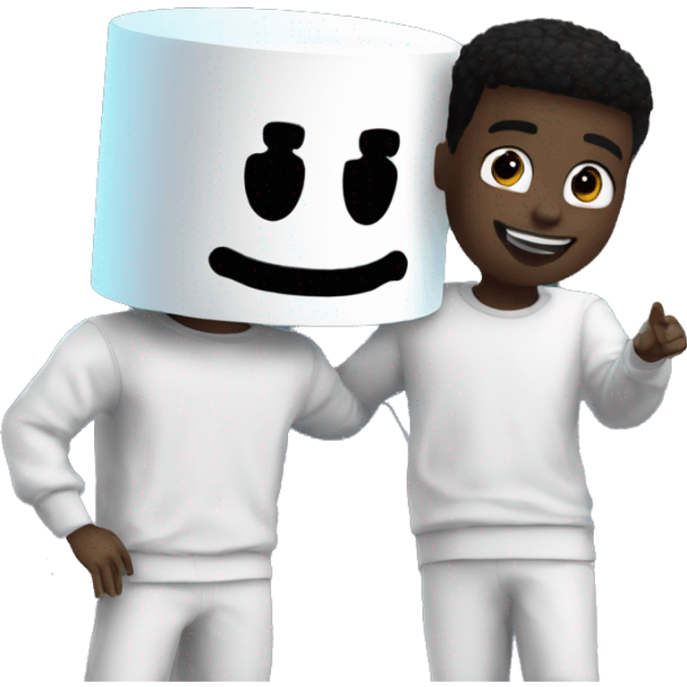 Video Creator Marshmello with Cam emoji