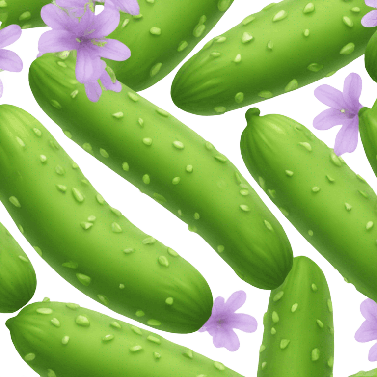 Pretty pickle emoji