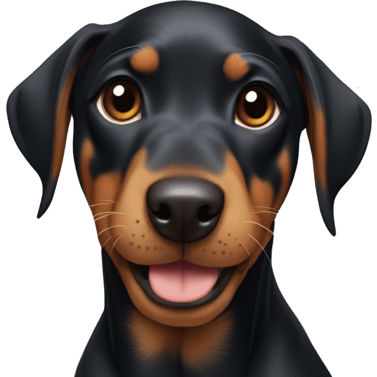 🥺Doberman dog puppy emoji