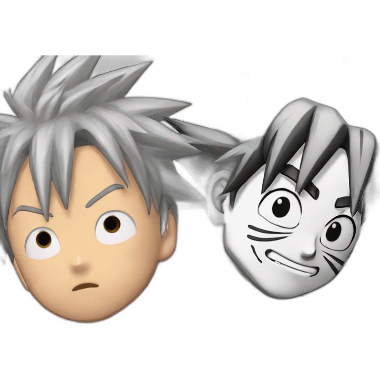 Goku Luffy naruto emoji