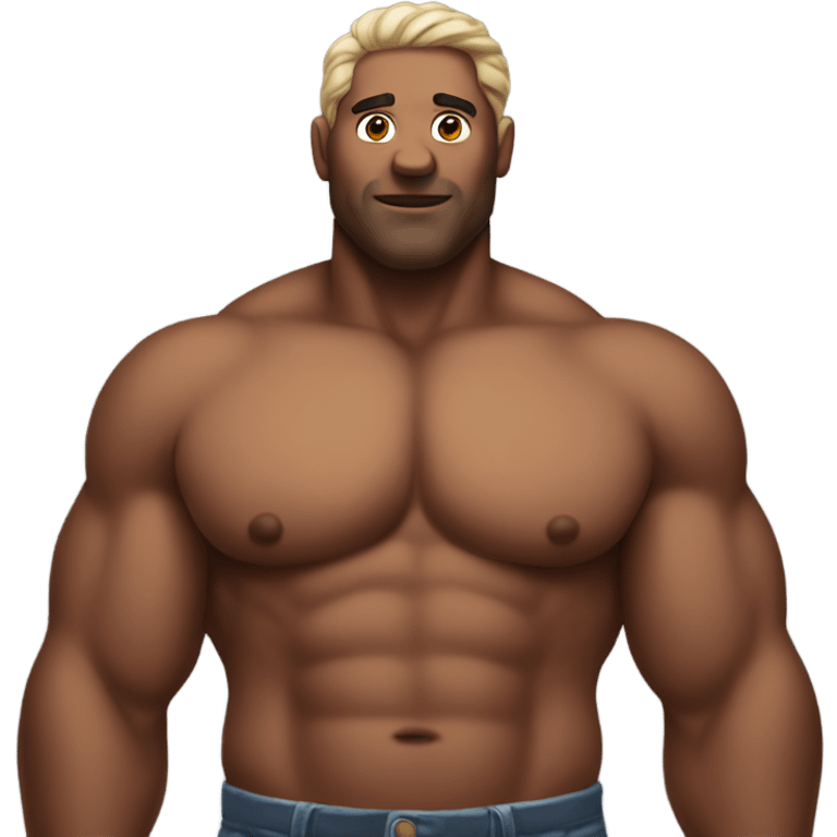 Big chest man emoji