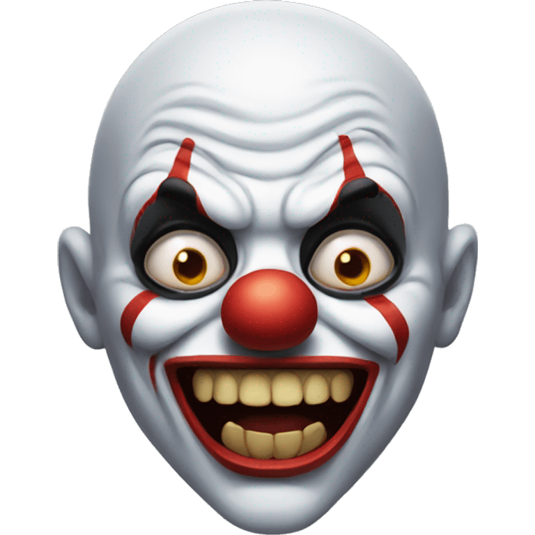 scary clown emoji