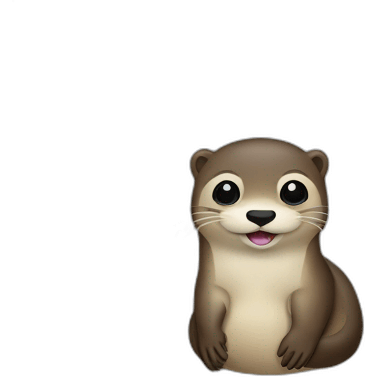 Loutre sur frigo emoji