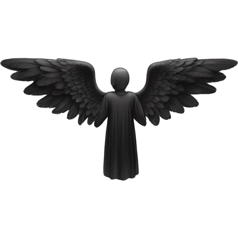 black angel wings emoji