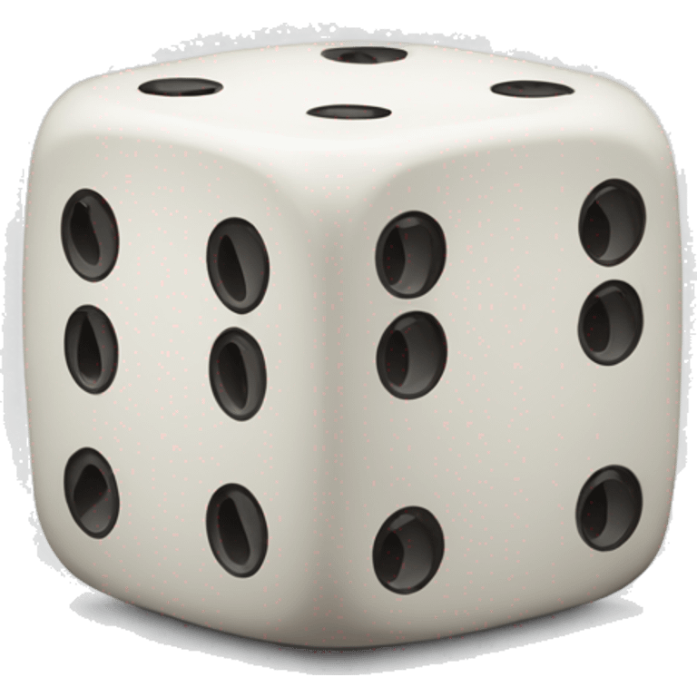 dice one side 2 emoji