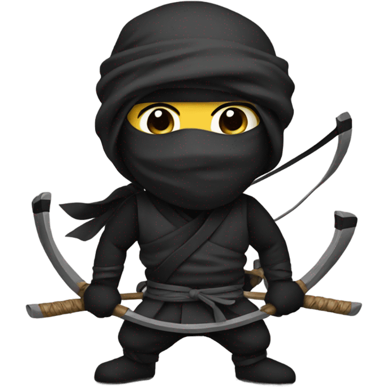 Ninja with a bow  emoji