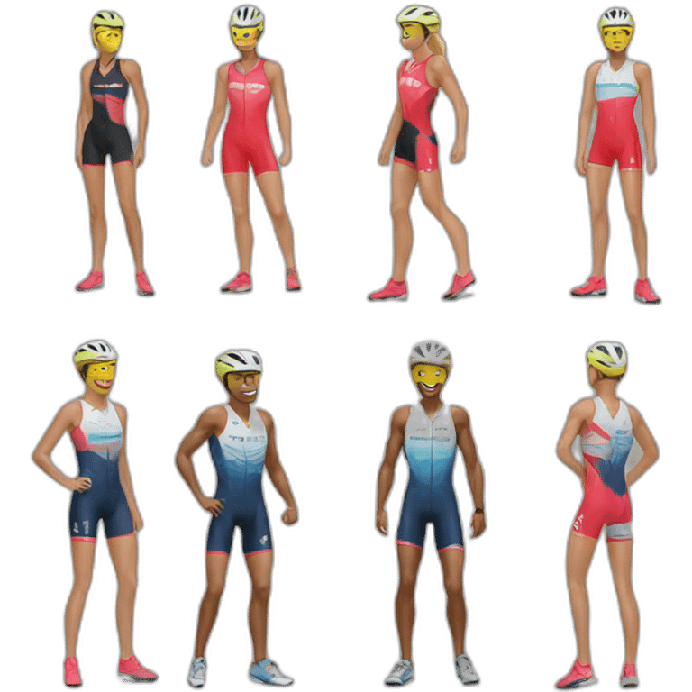 Triathlete emoji