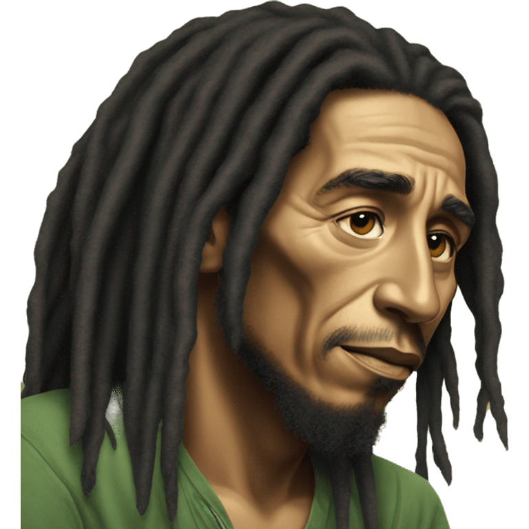 Sad Bob Marley emoji