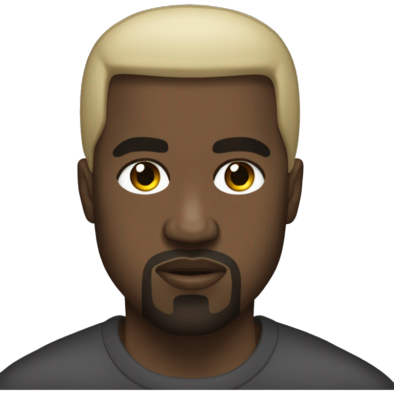 Kanye west if he was white emoji