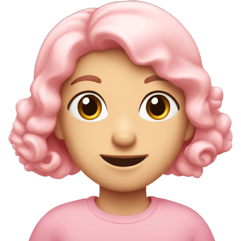 Pastell rosa Herz emoji