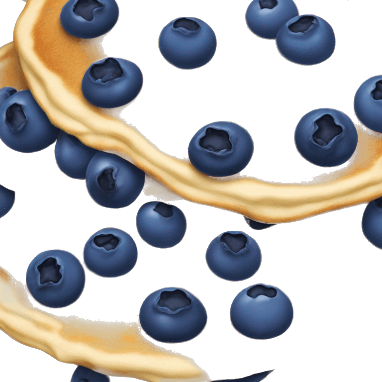 Blueberry pancakes  emoji