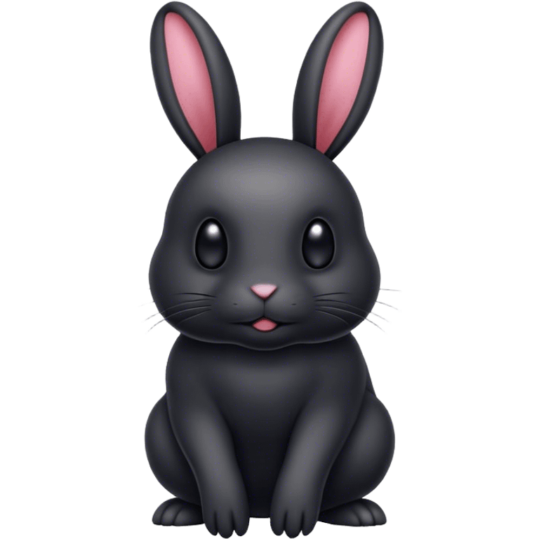 Black bunny.  Wormate Io.  emoji