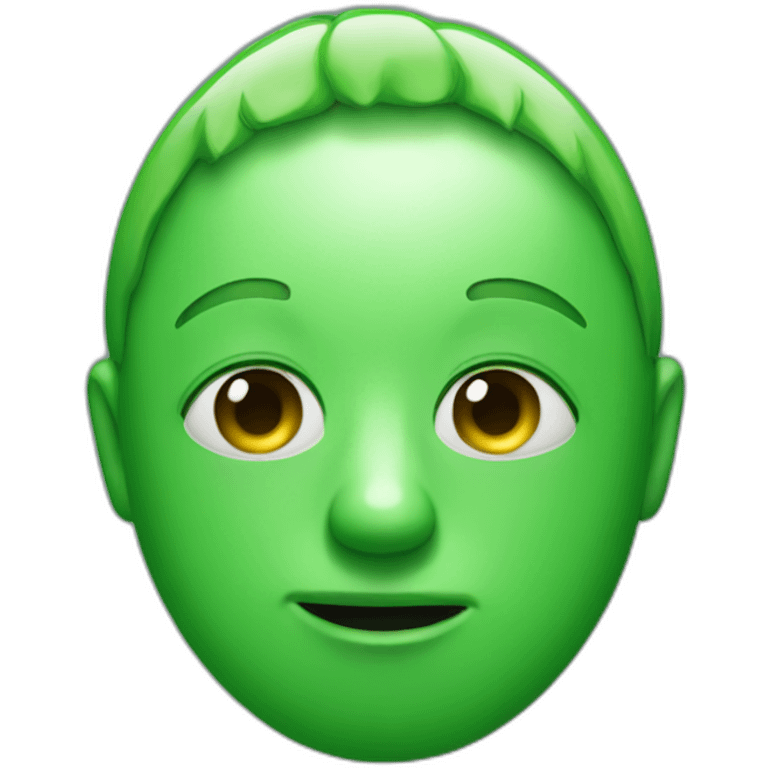 green nose drop emoji