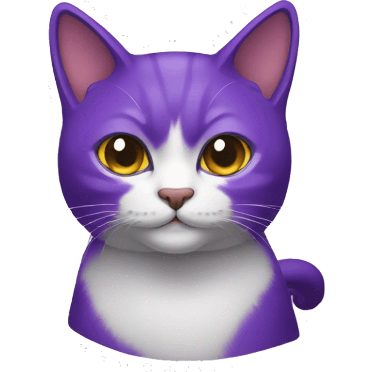 Gato morado emoji