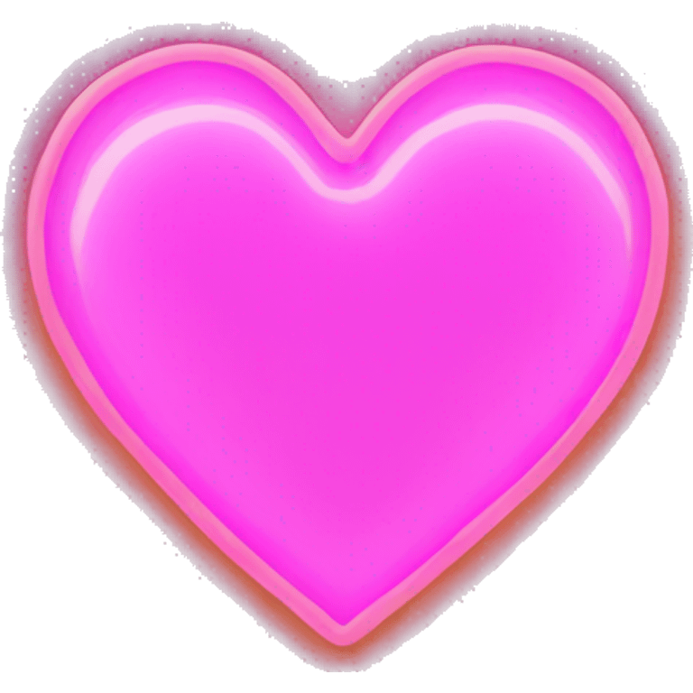 heart glowing neon  emoji