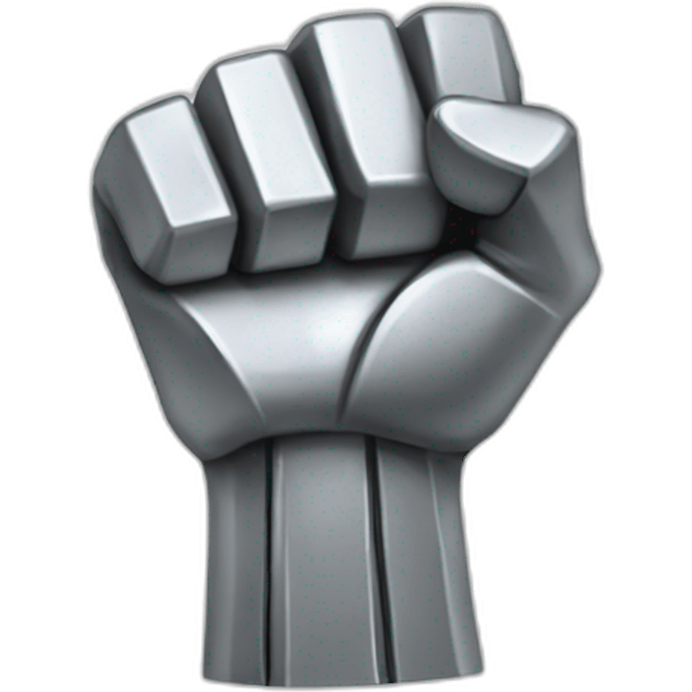 Metal resistance fist emoji