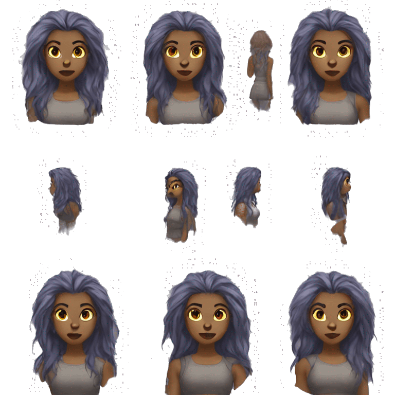 ￼werewolf girl emoji