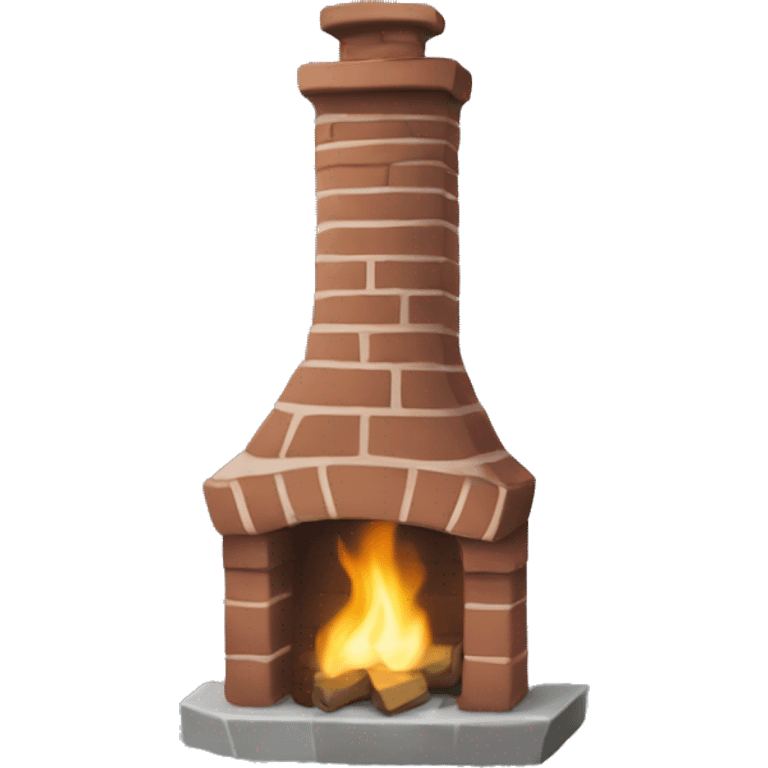 A chimney dancing ￼ emoji