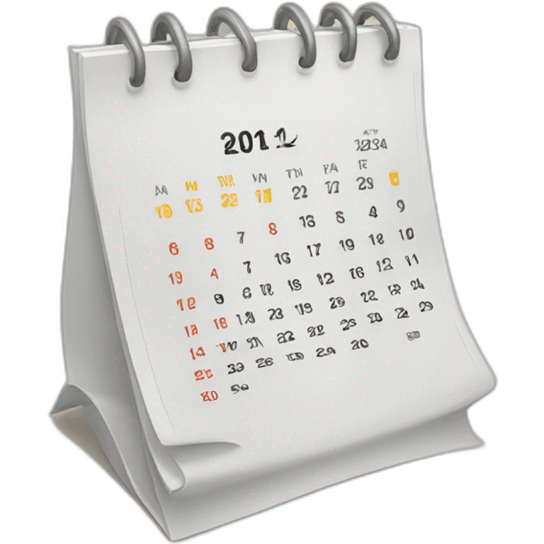 calendar emoji