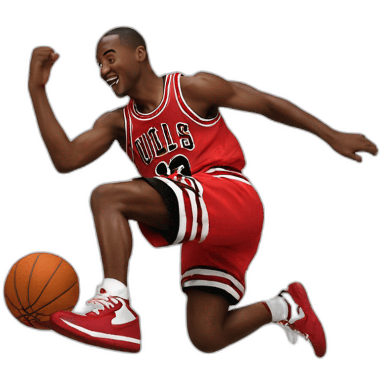 Jordan jumping emoji