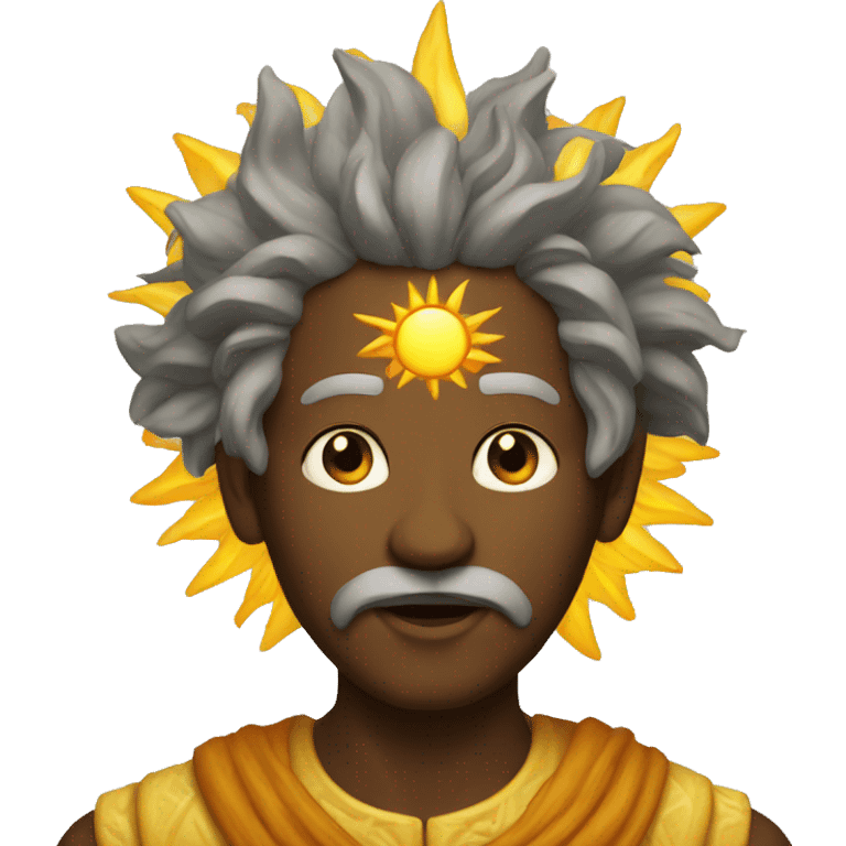 god of sun emoji