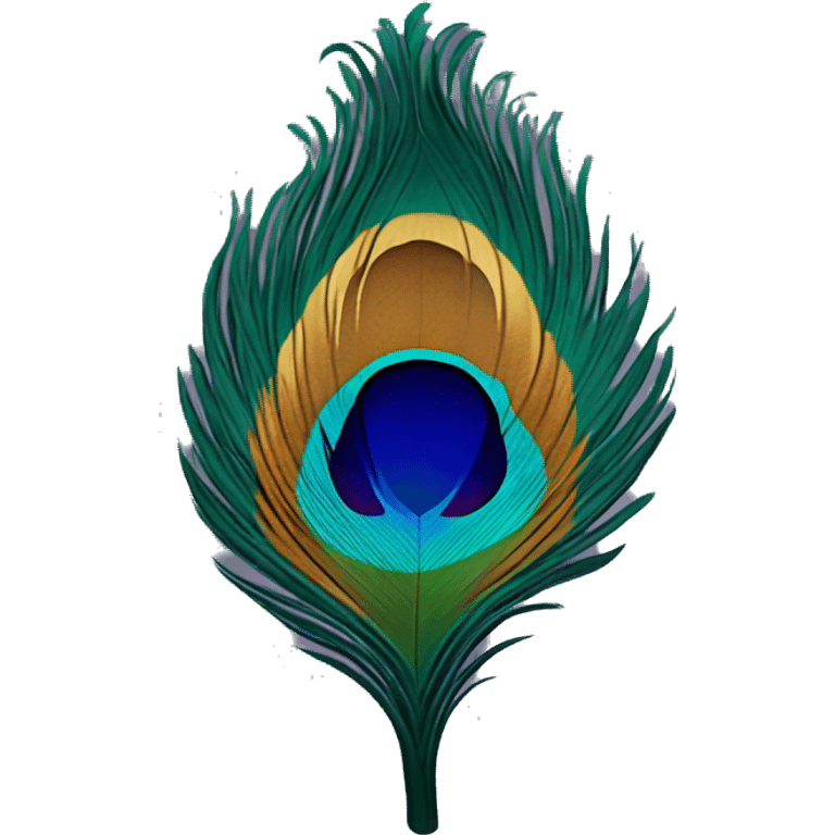 peacock feather emoji
