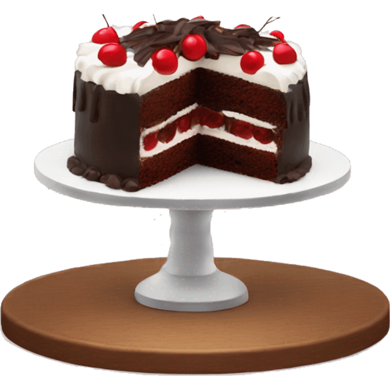 Black forest cake  emoji