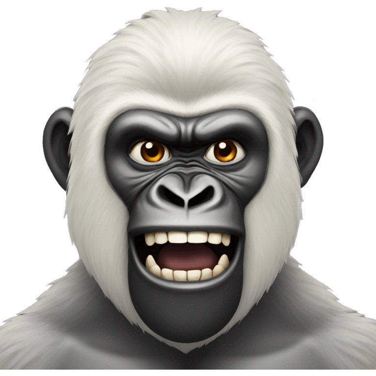 gorilla with bad teeth emoji