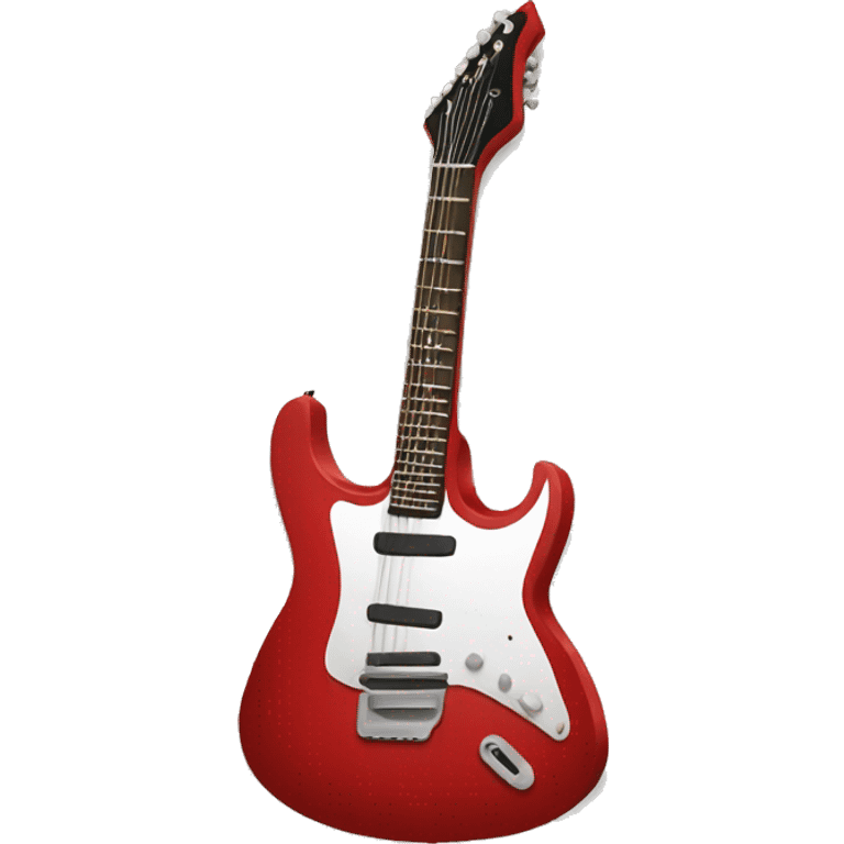 Red guitar emoji