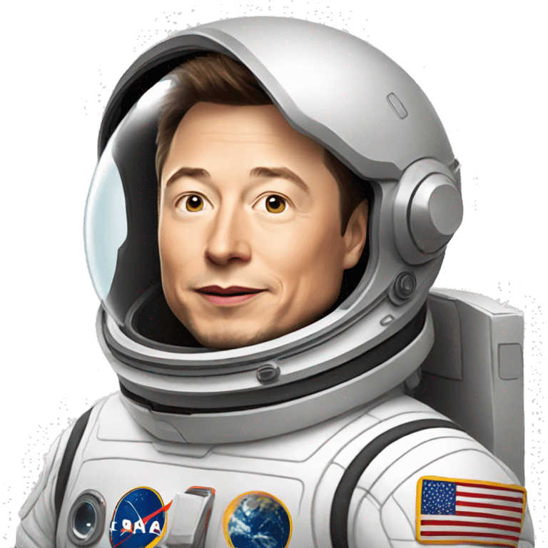 elon musk in space suite emoji