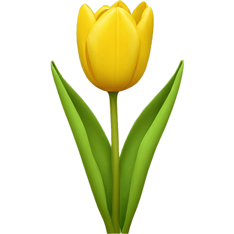 An emoji of yellow tulips with green stems emoji