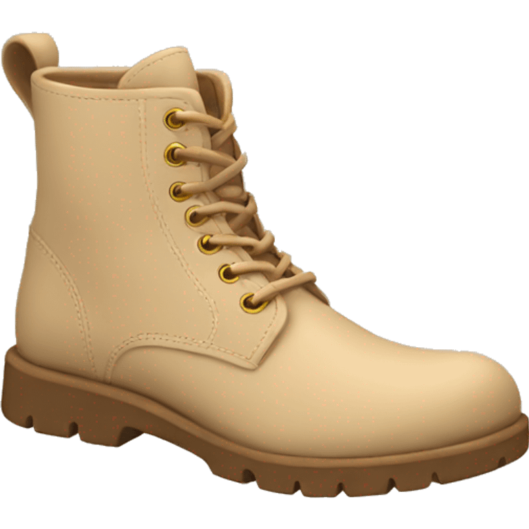 Boots beige emoji