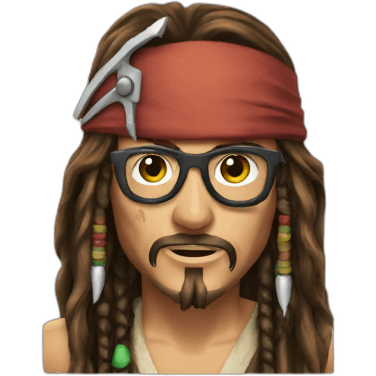 jack sparrow headphones emoji