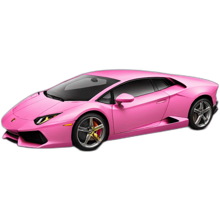 pink lamborghini emoji