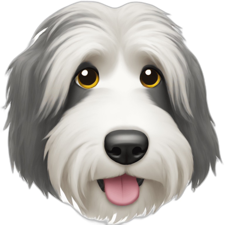 Bearded collie emoji