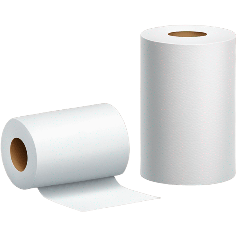 Lube and toilet paper roll emoji