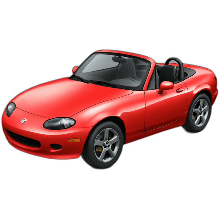 Miata car red emoji