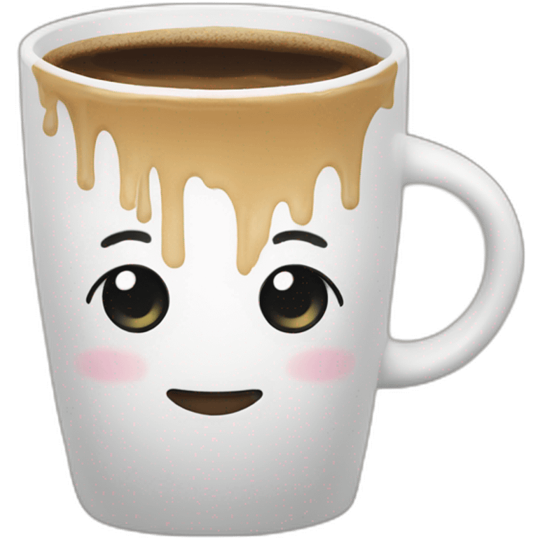 Cute coffee mug emoji