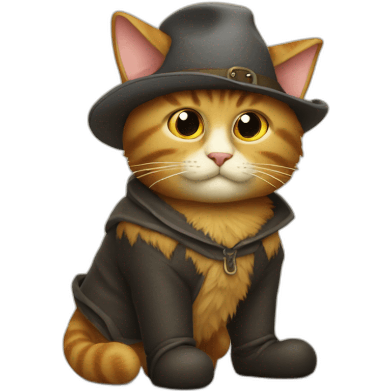 Pensive Puss in Boots emoji