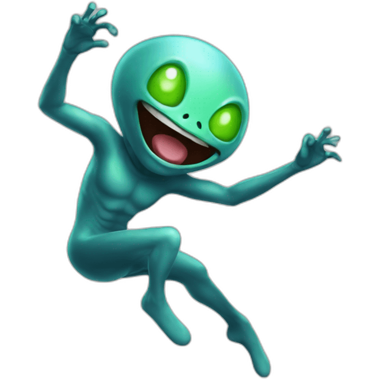 happy alien dance emoji