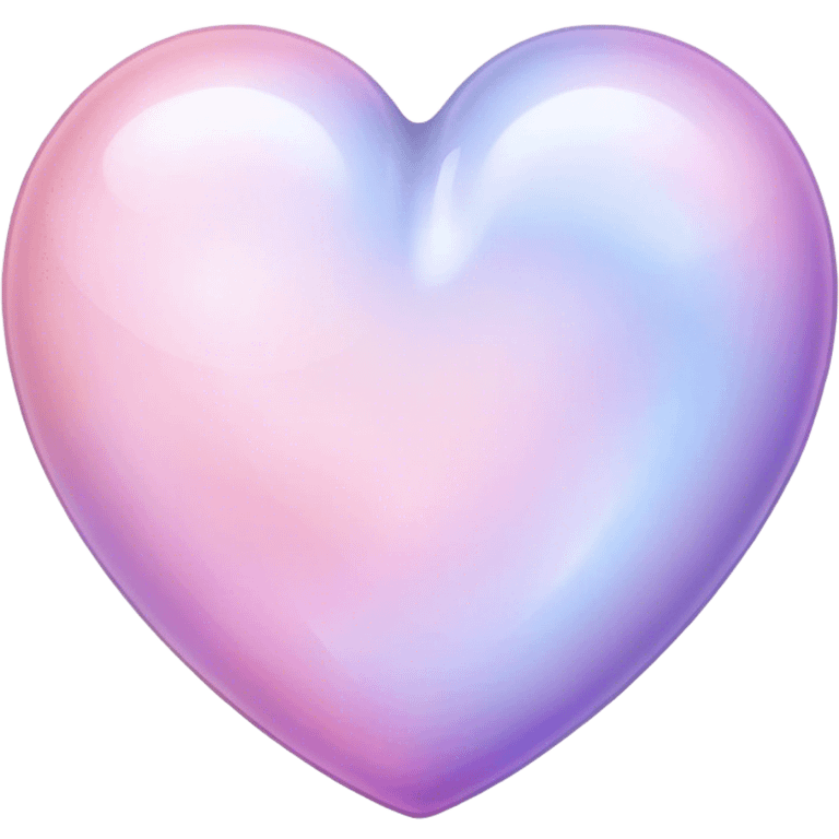 Moonstone heart pink purple pastel emoji