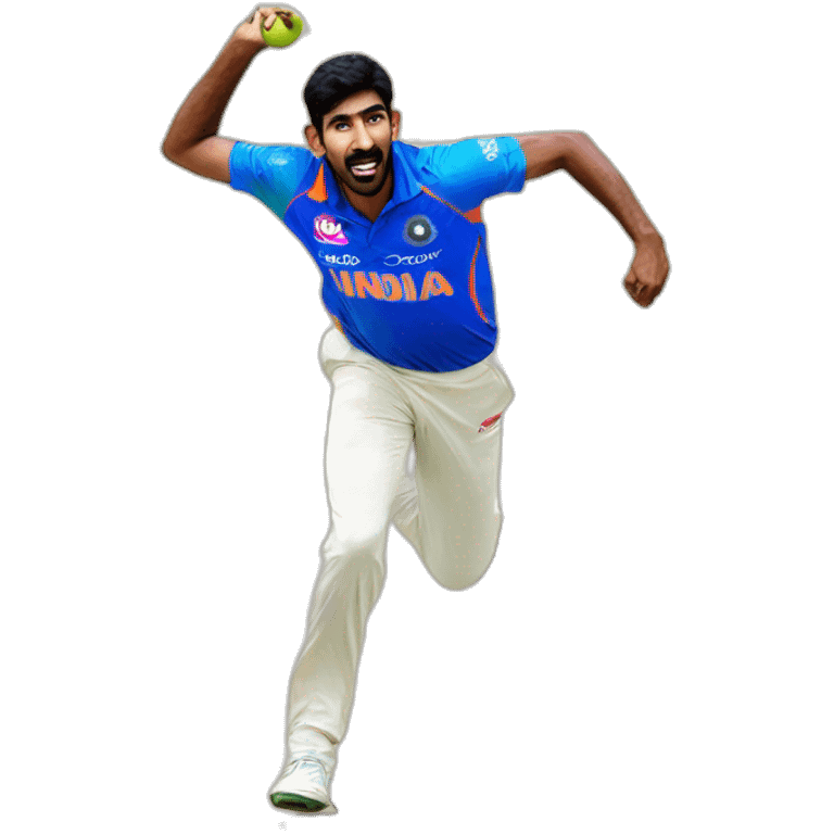 bumrah bowling emoji