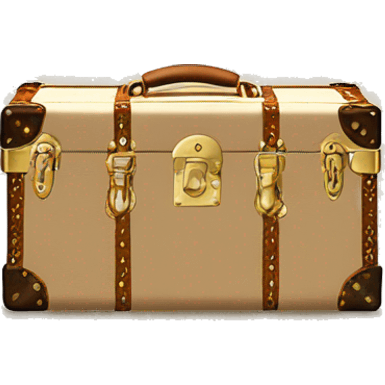 Cream Luis Vuitton Trunk emoji