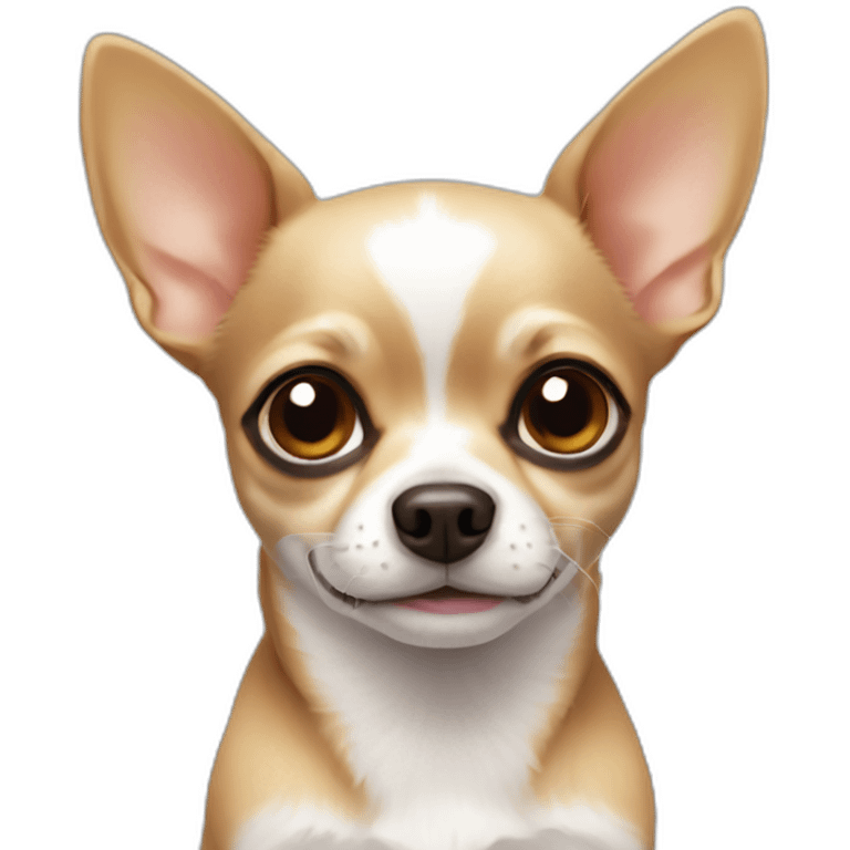 Cute little Chihuahua   emoji