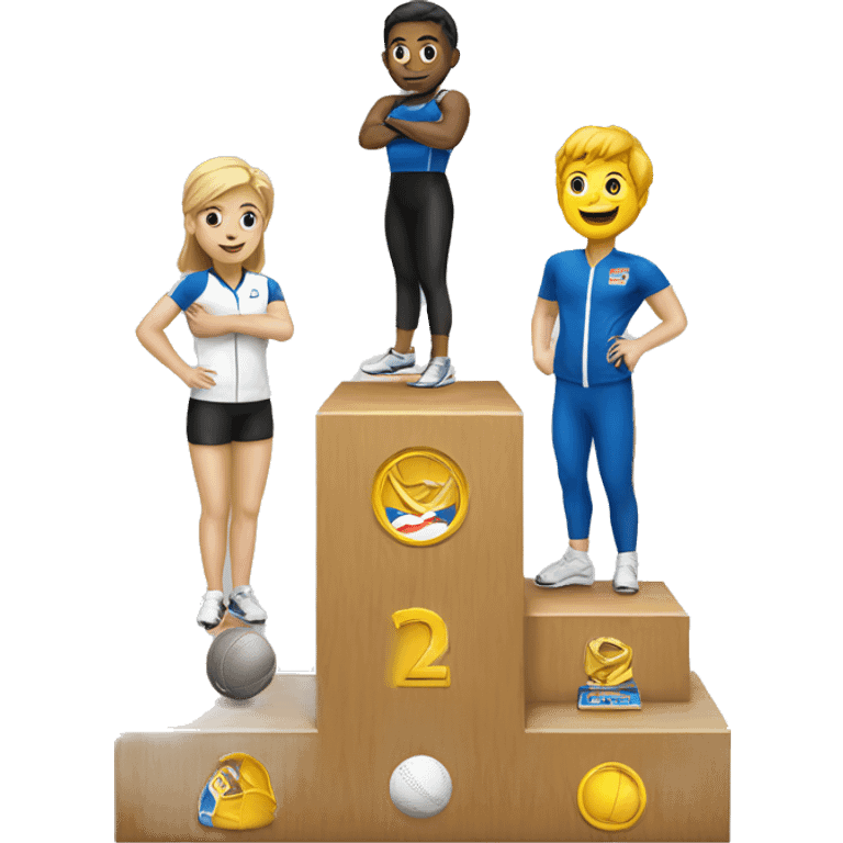 Sports and competition podium 1-3 emoji