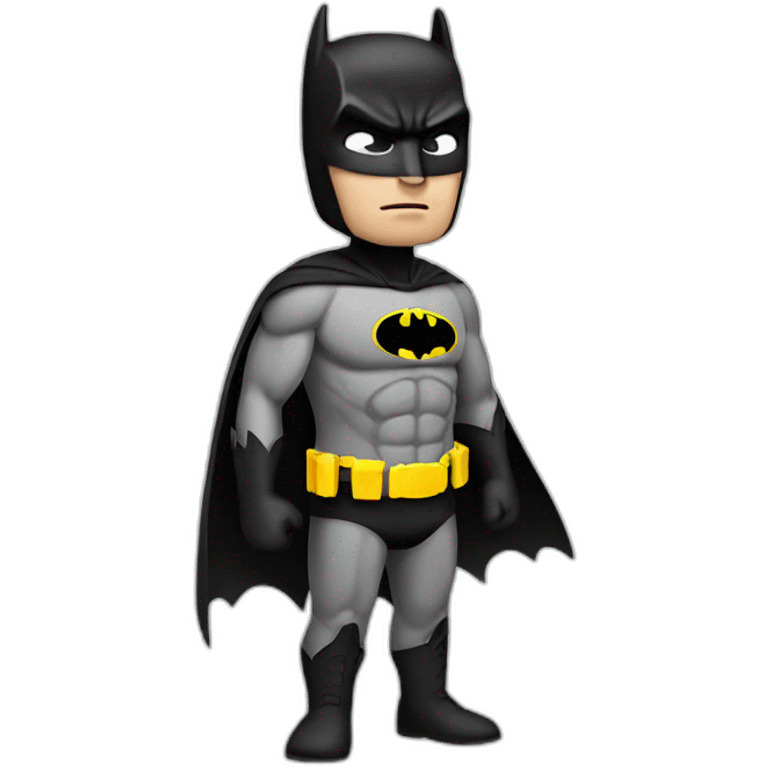 Batman, standing, Full body view emoji